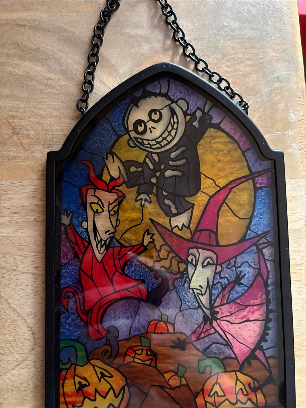 Nightmare Before Xmas Stained Glass Window/Wall Art